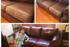 Leather restoration