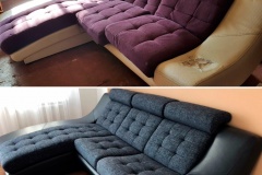 sofa repair before and after