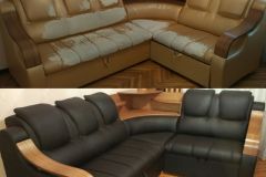 sofa repair before and after