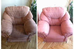 chair cleaning before and after