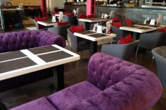 Oformlenie Cafe leather restaurant furniture