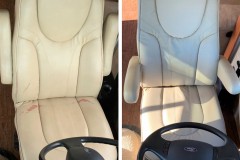 before and after driver's seat