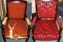 chair repair before and after