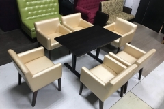 Kreslo Bar restored leather restaurant furniture